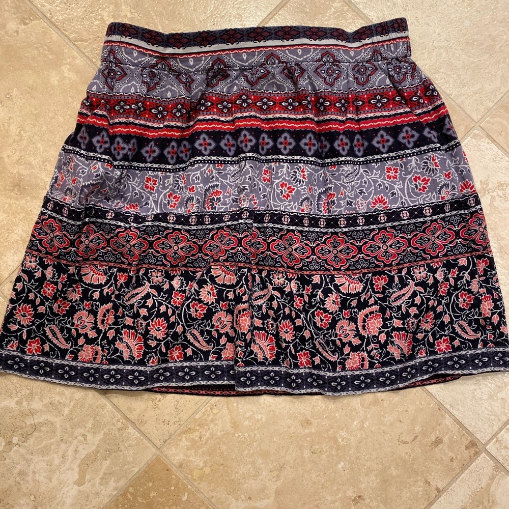 Boho Patterned Skirt - LOFT